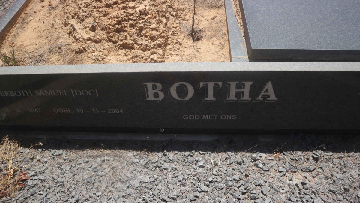 BOTHA Verboth Samuel 1947-2004