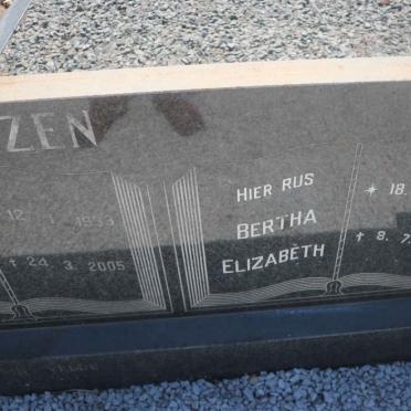 BARKHUIZEN Bertha Elizabeth 1938-2016