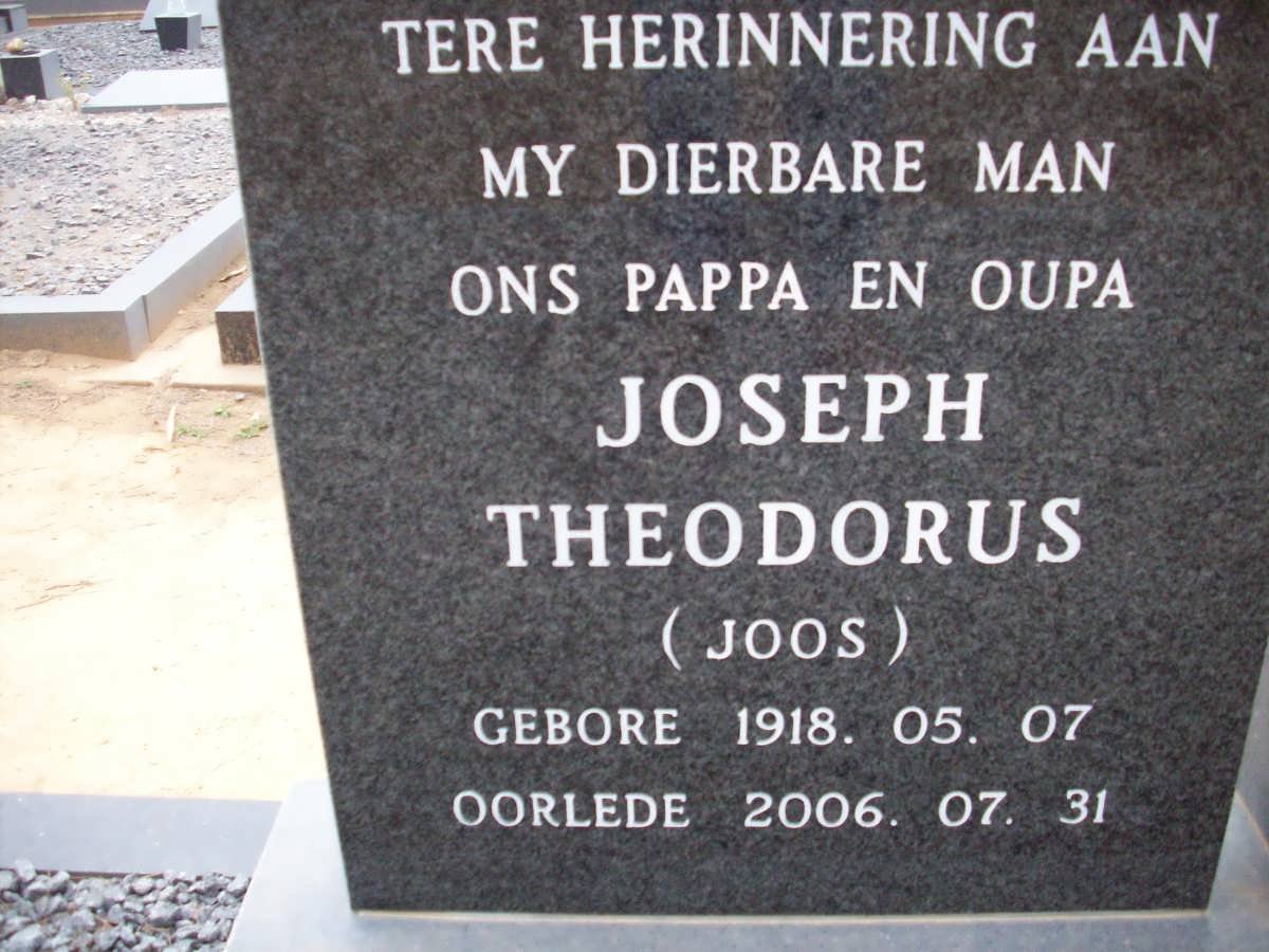 BASSON Joseph Theodorus 1918-2006