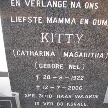 BEKKER Catharina Magaritha nee NEL 1922-2006