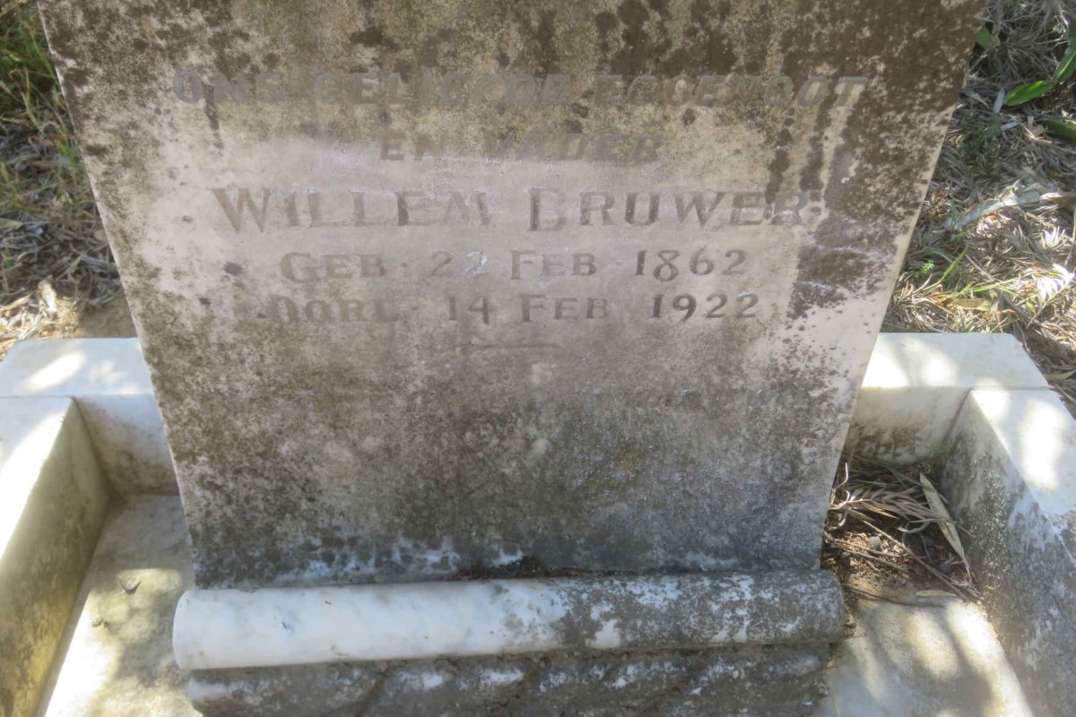 BRUWER Willem 1862-1922