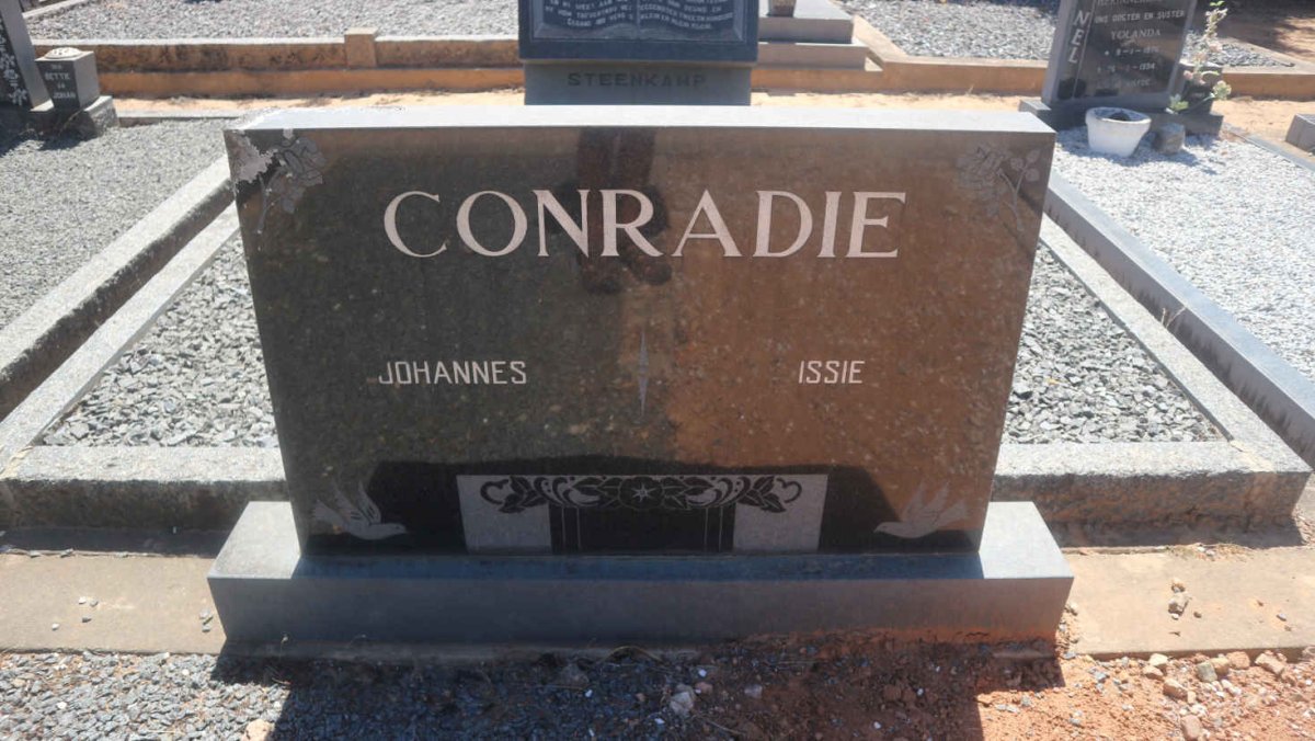 CONRADIE Johannes &amp; Issie