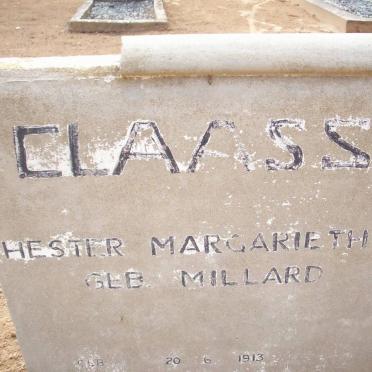 CLAASSEN Hester Margarietha nee MILLARD 1913-1940