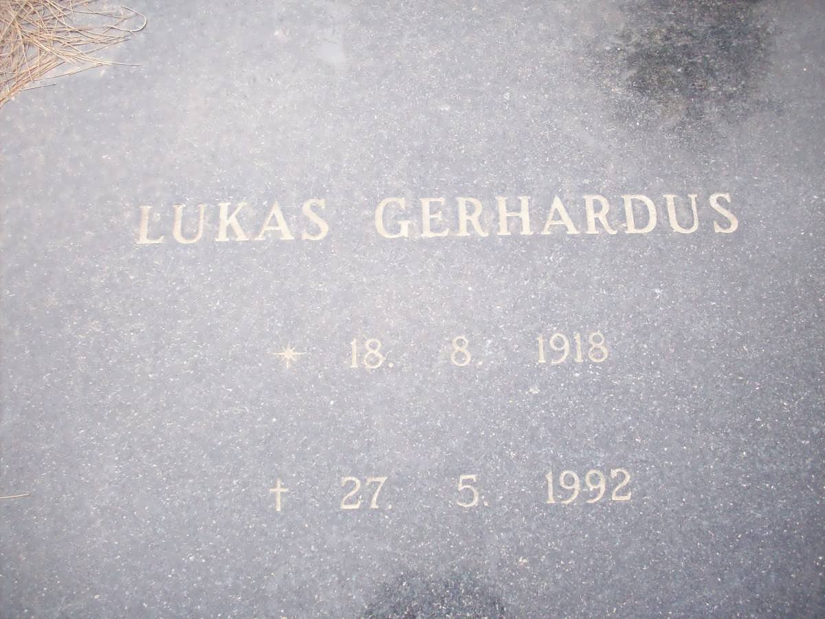 COETZEE Lukas Gerhardus 1918-1992