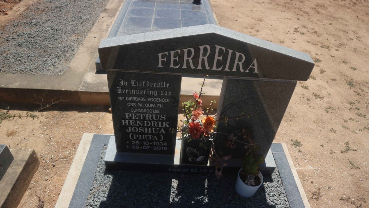 FERREIRA Petrus Hendrik Joshua 1934-2016