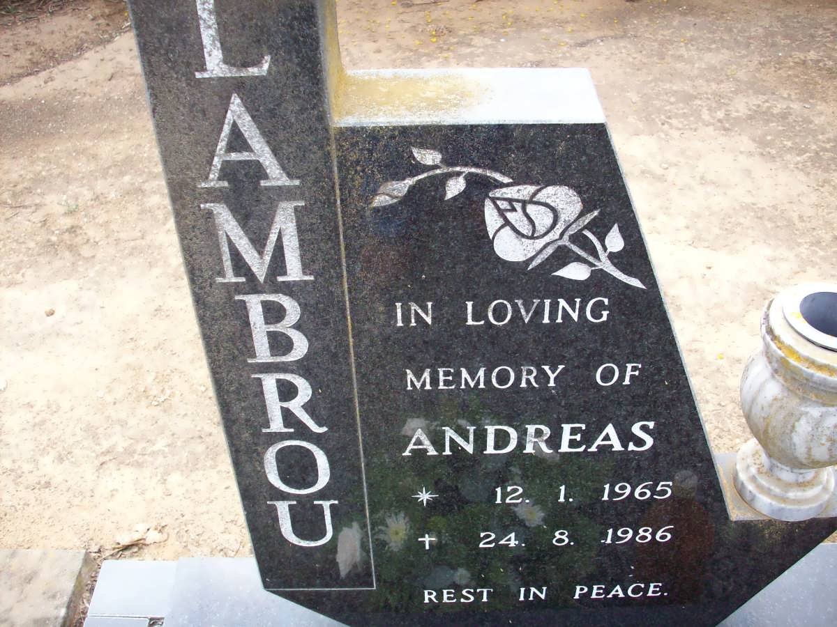 LAMBROU Andreas 1965-1986