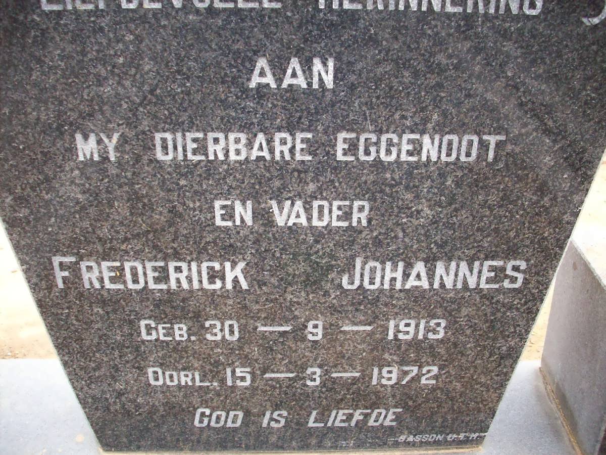MEIRING Frederick Johannes 1913-1972