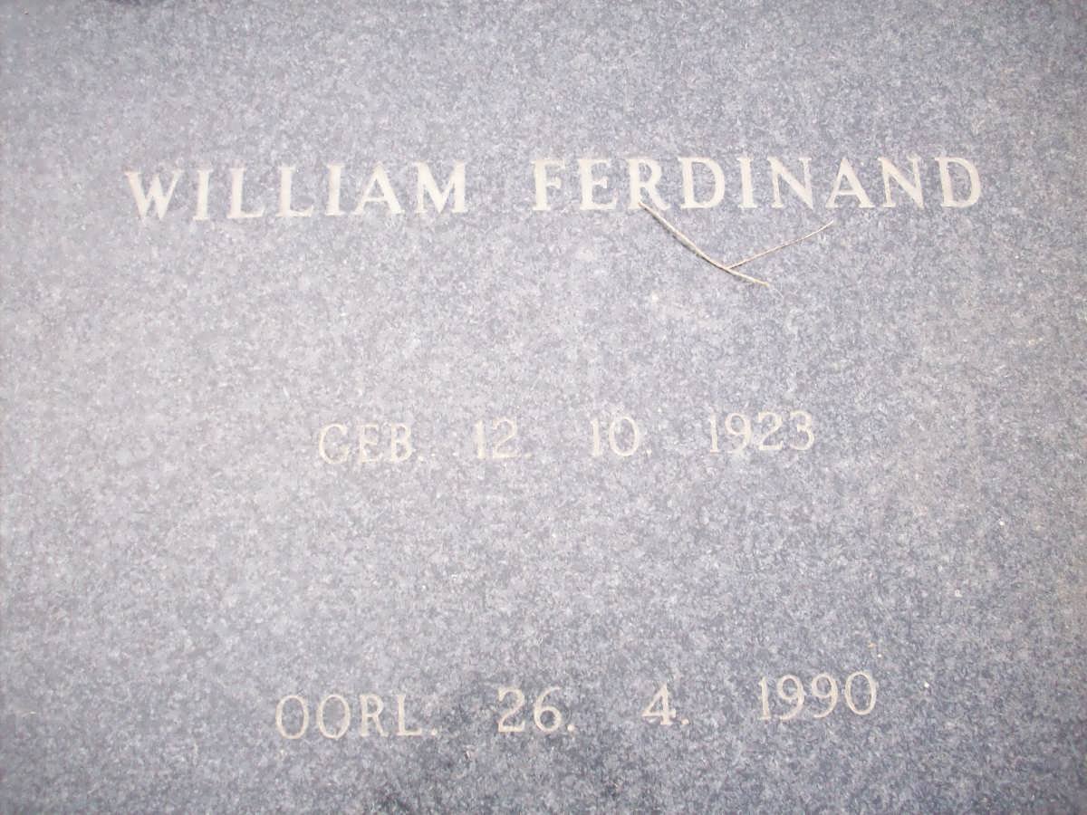 MEYER William Ferdinand 1923-1990