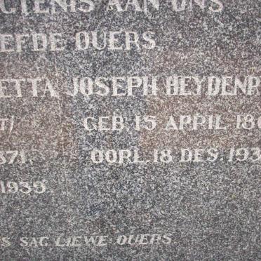 NELL Joseph Heydenrych 1861-1938