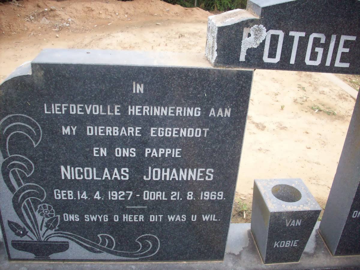 POTGIETER Nicolaas Johannes 1927-1969