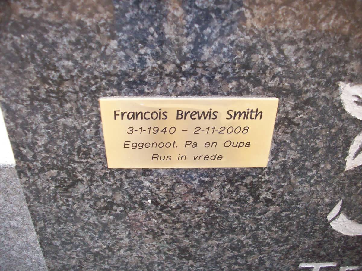 SMITH Francois Brewis 1940-2008