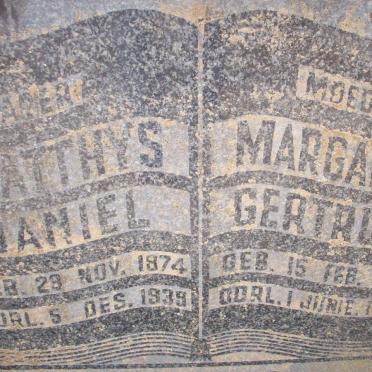 SMITH Matthys Daniel 1874-1939 &amp; Margaret Gertrude 1884-1960