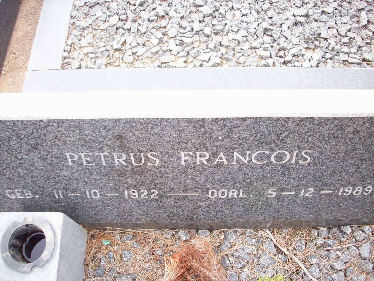 STRAATEN Petrus Francois, van 1922-1989
