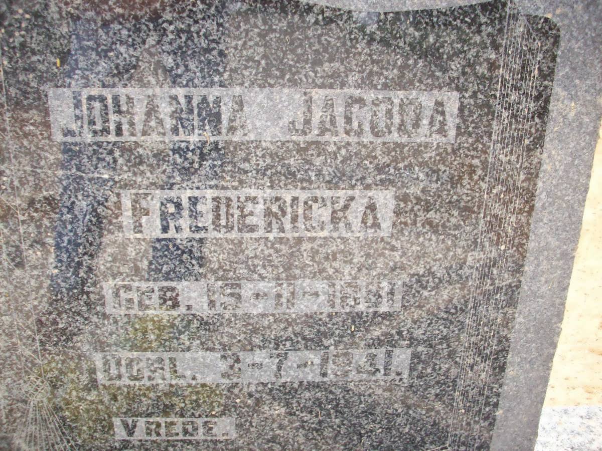 TOIT Johanna Jacoba Fredericka 1881-1941