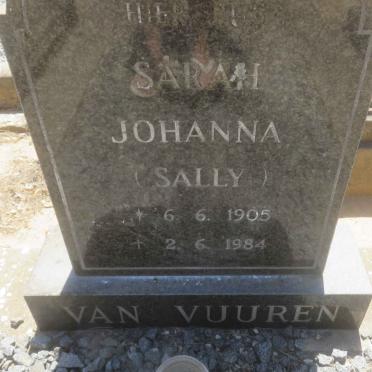 VUUREN Sarah Johanna, van 1905-1984