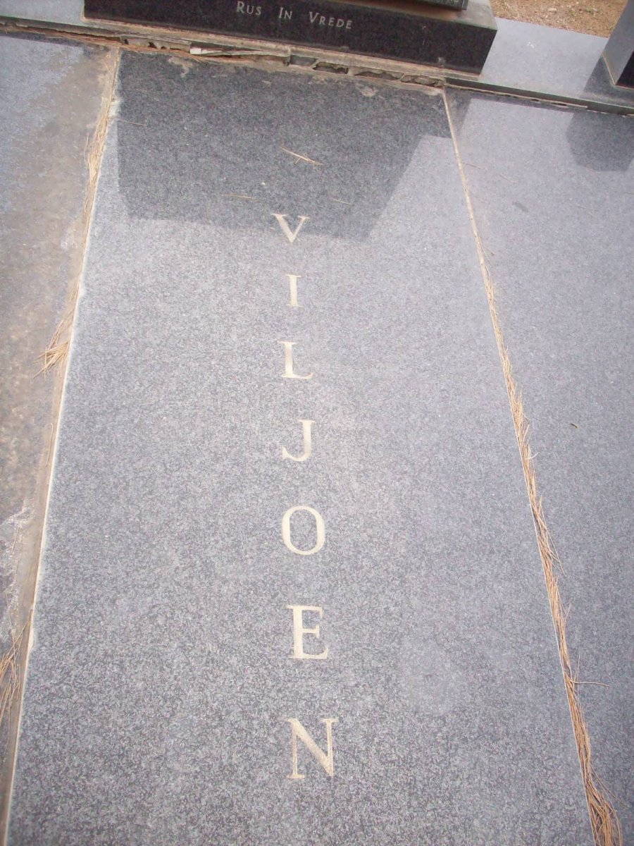 VILJOEN P.H. 1914-1987 &amp; H.A. 1916-1985