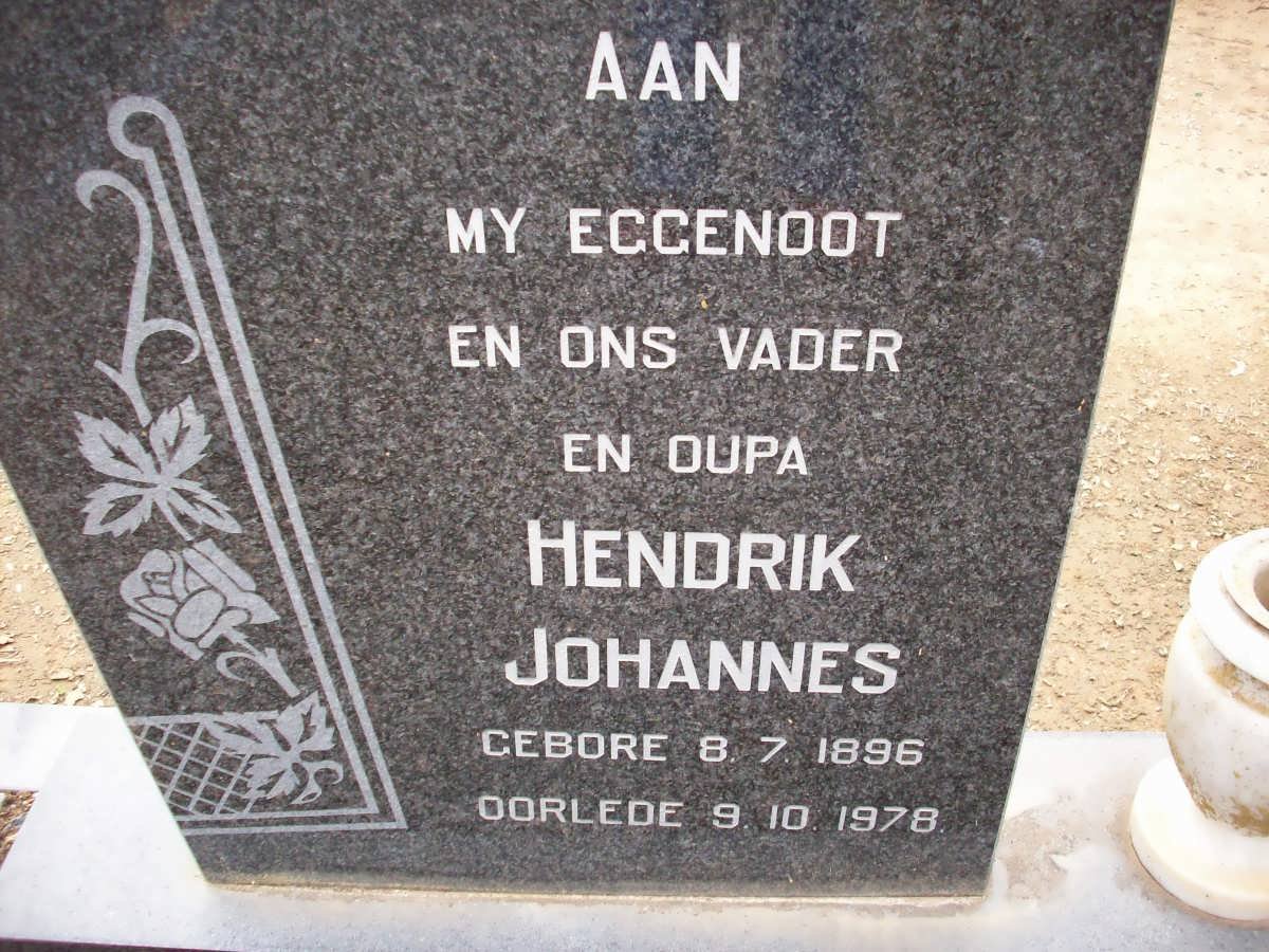 VUUREN Hendrik Johannes, Jansen van 1896-1978