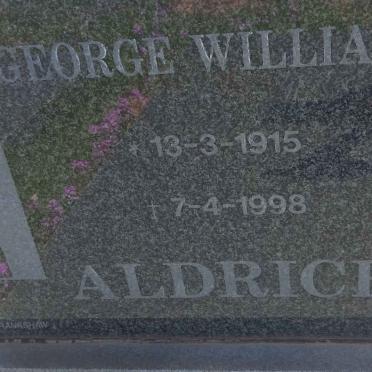 ALDRICH George William 1915-1998