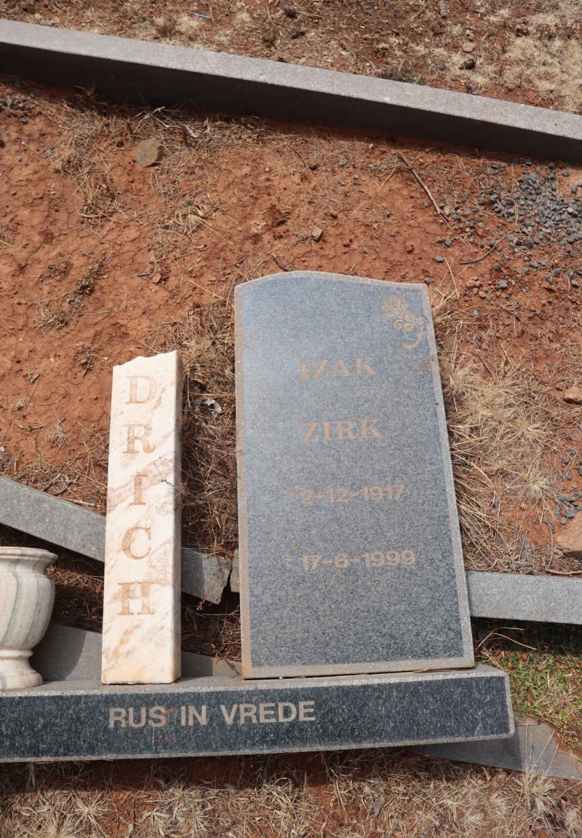 ALDRICH Izak Zirk 1917-1999