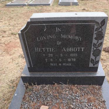 ABBOTT Hettie 1895-1979