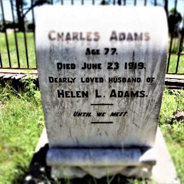 ADAMS Charles -1919