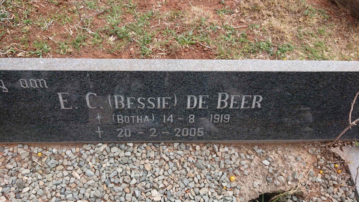 BEER D.T., de 1911-1984 & E.C. BOTHA 1919-2005_3