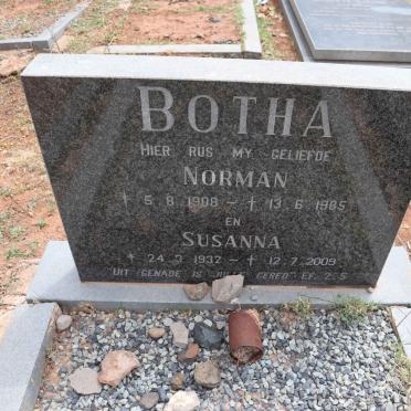 BOTHA Norman 1908-1985 & Susanna 1932-2009