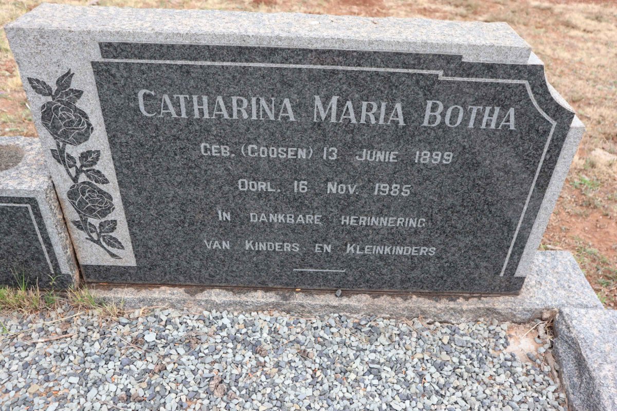 BOTHA Johannes Petrus 1898-1965 & Catharina Maria GOOSEN 1899-1985_2