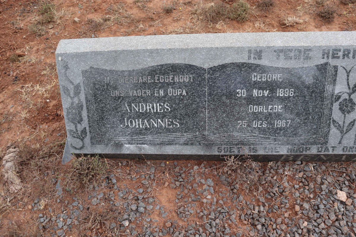 BENADE Andries Johannes 1896-1967 & Davida Schalina VAN DER MERWE 1899-1979_2