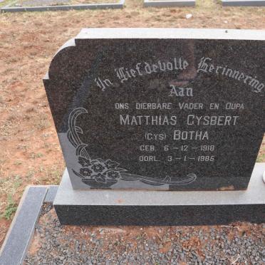 BOTHA Matthias Gysbert 1918-1985 & Hendrina Jacomina 1917-1977 :: PLESSIS Sandra, du 1948-1977_1