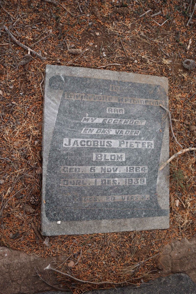 BLOM Jacobus Pieter 1864-1939