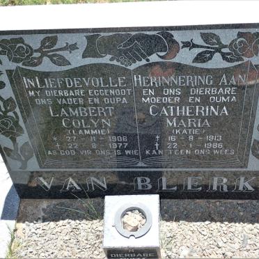 BLERK Lambert Colyn, van 1906-1977 &amp; Catherina Maria 1913-1986