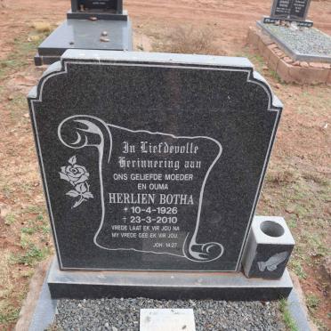 BOTHA Herlien 1926-2010