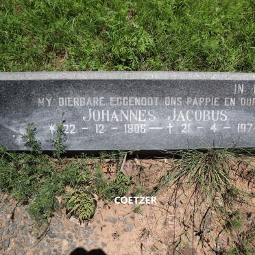 COETZER Johannes Jacobus 1906-1974 &amp; Maria du Plessis VAN HEERDEN 1911-1988 _1