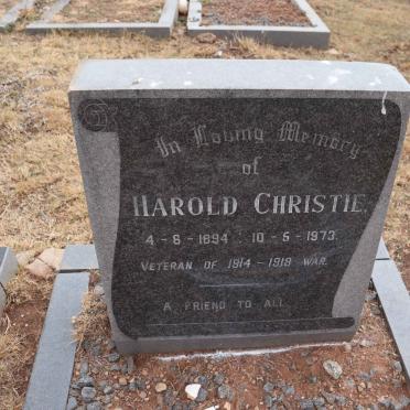 CHRISTIE Harold 1894-1973