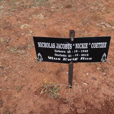 COETZEE Nicholas Jacobus 1942-2019