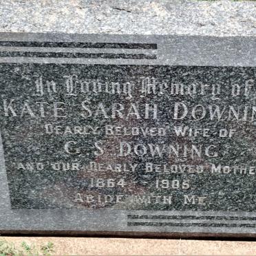 DOWNING Kate Sarah 1864-1985