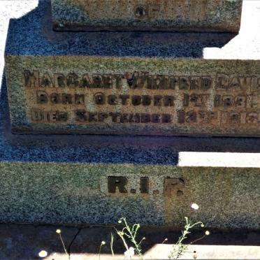 DAVIS Margaret Winifred 1881-1913