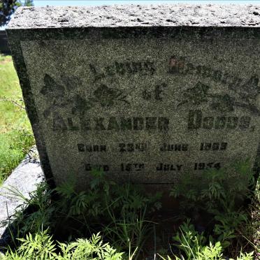 DODDS Alexander 1908-1954