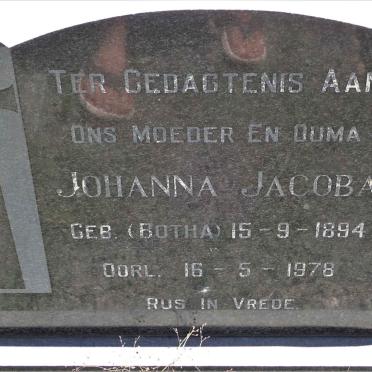 DYK Willem Johannes Stefanus, van 1890-1948 &amp; Johanna Jacoba BOTHA 1894-1978