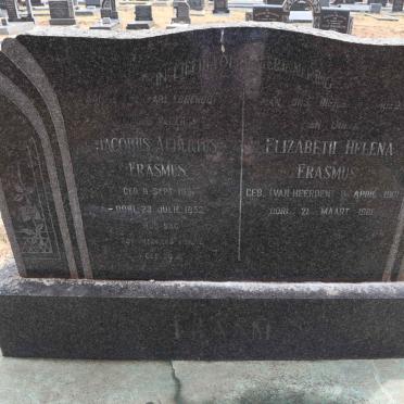 ERASMUS Jacobus Albertus 1891-1952 & Elizabeth Helena VAN HEERDEN 1901-1981