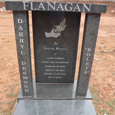 FLANAGAN Darryl Desmond 1976-2011