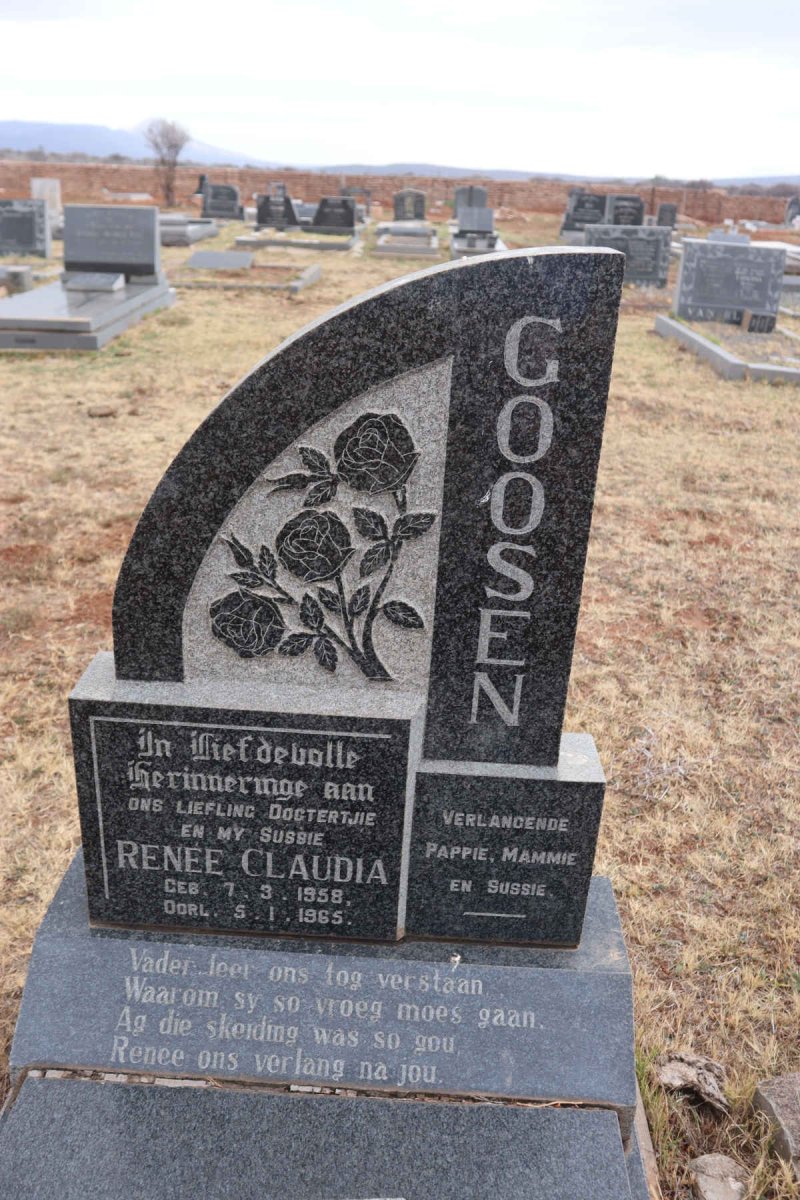 GOOSEN Renee Claudia 1958-1965