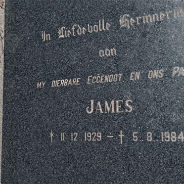 GOOSEN James 1929-1984 &amp; Delicia 1935-2015