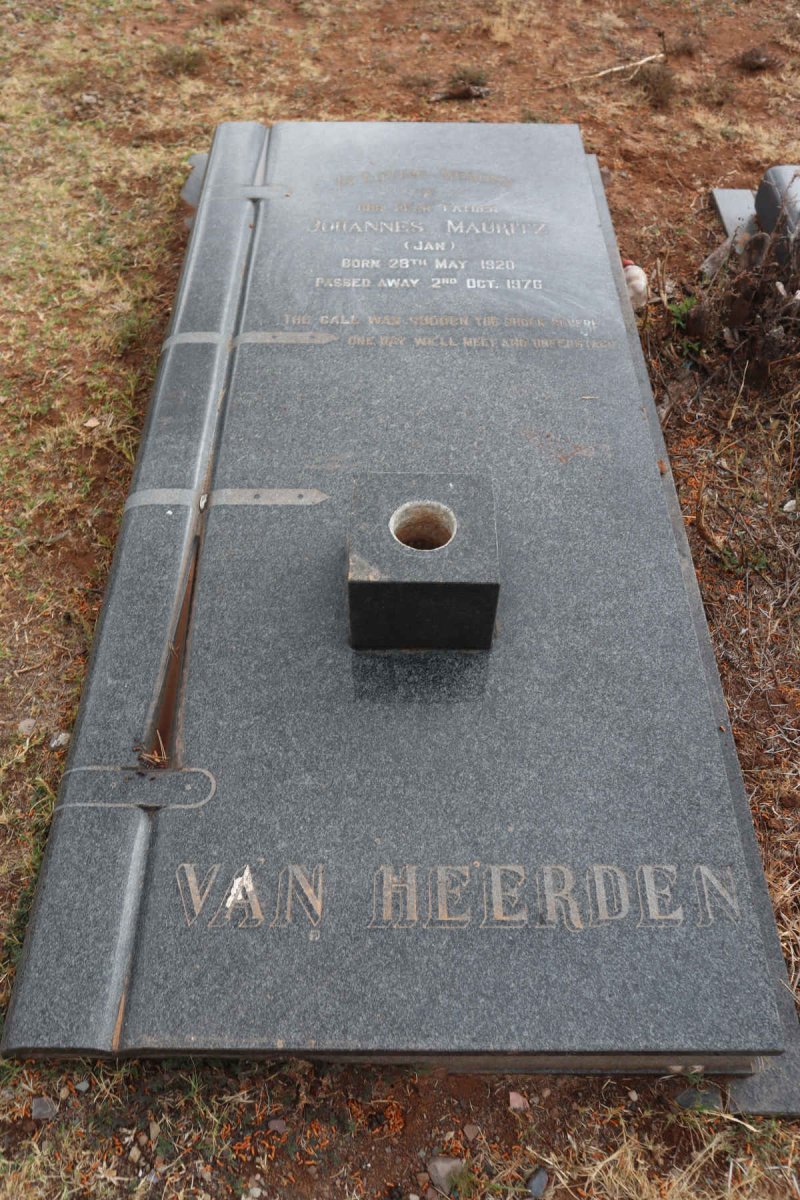 HEERDEN Johannes Mauritz, van 1920-1976_1
