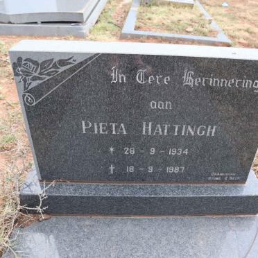 HATTINGH Pieta 1934-1987