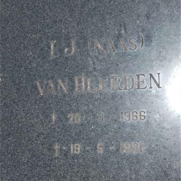HEERDEN I.J., van 1966-1991