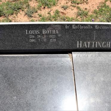 HATTINGH Louis Botha 1923-1979