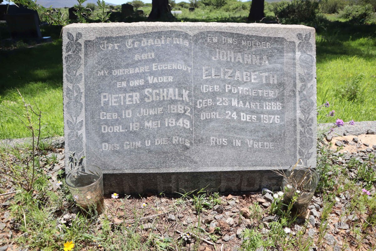 HEERDEN Pieter Schalk, van 1882-1949 &amp; Johanna Elizabeth POTGIETER 1888-1976