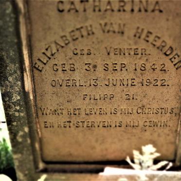 HEERDEN Hercules Christian, van 1842-1889 &amp;  Catharina Elizabeth VENTER 1842-1922 _1